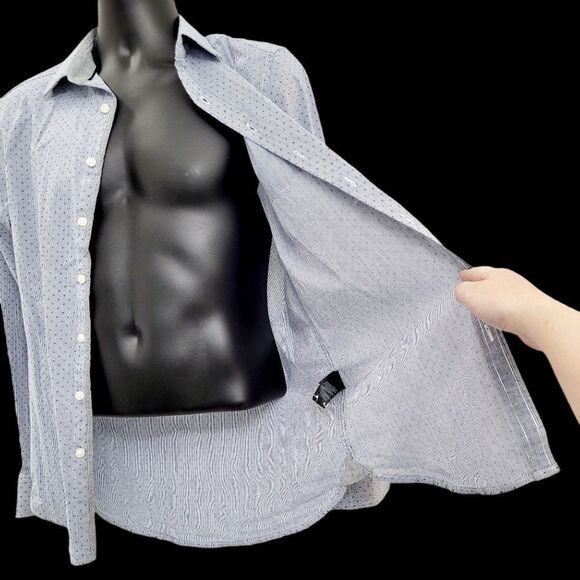 Kenneth Cole Casual Buttons Down Shirt Top Size: Small - Picture 4 of 8